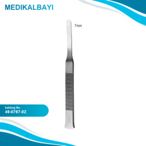 49.0767.02 Tessier Osteotom Eğri 7mm 16cm