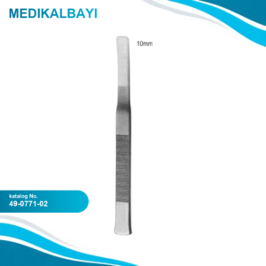 49.0771.02 Tessier Osteotom Eğri 10mm 16cm