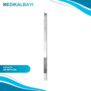 49.0874.04 Lateral Nazal Osteotom Düz 4mm, 20cm