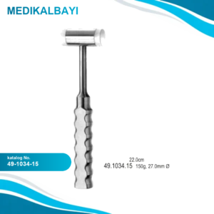 49.1034.15 Kemik Çekici , Uçları Değişebilen 150g Ø27mm 22cm
