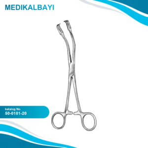 50.0181.20 Museux Tonsil Kavrama Forsepsi Eğri 20cm