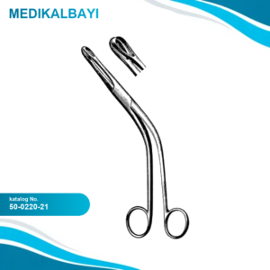 50.0220.21 Denis Brown Tonsil Tutma Forsepsi Büyük 21cm