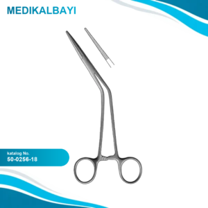 50.0256.18 Mollison Tonsil Arter Forseps Dikey 18cm