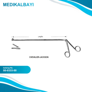 50.0333.50 Chevalier Jackson Forseps Fig.3, 50cm