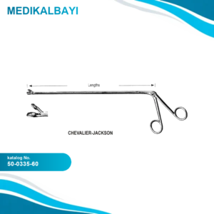 50.0335.60 Chevalier Jackson Forseps Fig.5, 60cm