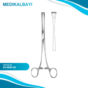 52.0090.20 Lockwood Bağırsak Kavrama Forsepsi 20cm