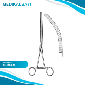 52.0205.23 Doyen Bağırsak Forsepsi Eğri 23cm