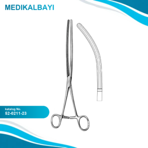 52.0211.23 Mayo Robson Bağırsak Klempi Eğri 23cm