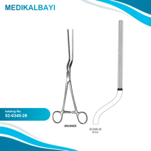 52.0340.26 Brunner Atravmatik Bağırsak Klempi 26cm