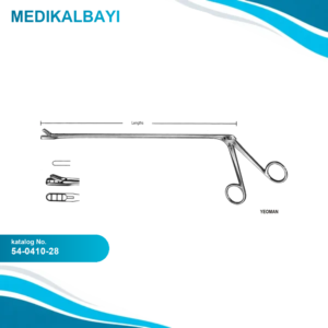 54.0410.28 Yeoman Rektal Biyopsi Örneği Alma Forsepsi Fig.1 28cm