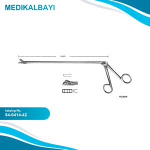 54.0414.42 Yeoman Rektal Biyopsi Örneği Alma Forsepsi Fig.3 42cm