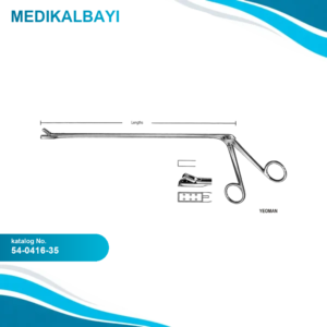 54.0416.35 Yeoman Rektal Biyopsi Örneği Alma Forsepsi Fig.4 35cm