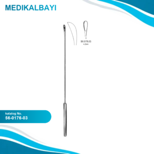 56.0176.03 Luer-Koerte Safra Taşı Kepçesi Bükülebilir 4.2mm Fig.0