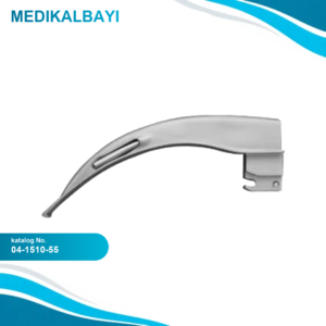 04.1510.55 Macintosh Laringoskop Bıçağı F/O, 5mm, #0
