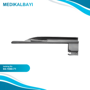 04.1550.71 Wisc. Foregger Laringoskop Bıçağı F/O 5mm, #1