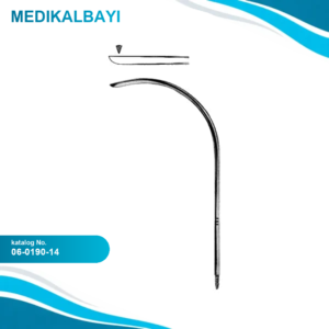 06.0190.14 Klavuz İğnesi Eğri 14Fr. 15cm