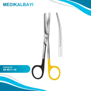 09.5011.10 Operasyon Makası Eğri Künt/Künt 10.5cm S/CUT, TC