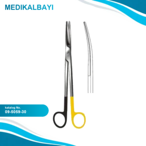09.5059.30 Mayo Harrington Makas Eğri 30cm S/CUT, TC