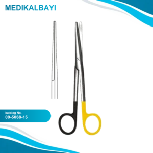 09.5068.15 Mayo Stille Makas Düz 15cm S/CUT, TC