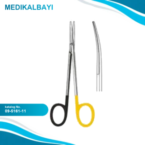 09.5161.11 Şaşılık Makası Eğri 11cm S/CUT, TC