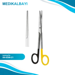 09.5306.21 Lexer Operasyon Makası Düz 21cm S/CUT, TC