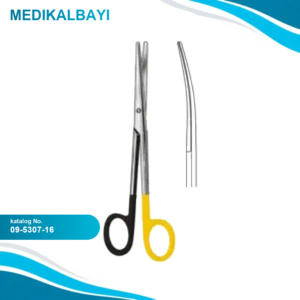 09.5307.16 Lexer Operasyon Makası Eğri 16cm S/CUT, TC
