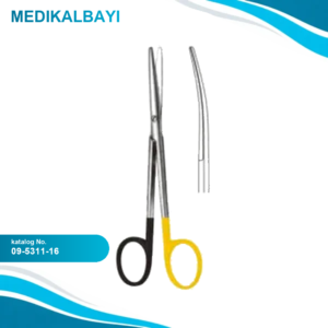 09.5311.16 Lexer Fino Operasyon Makası Eğri 16cm S/CUT, TC