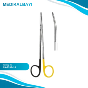09.5337.15 Metzenbaum Makas Eğri 15cm S/CUT, TC