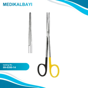 09.5350.14 Metzenbaum Fino Makas Düz 14.5cm S/CUT, TC