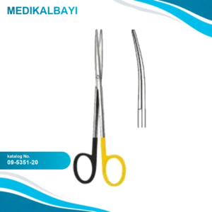 09.5351.20 Metzenbaum Fino Makas Eğri 20cm S/CUT, TC