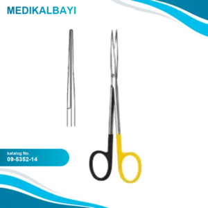 09.5352.14 Metzenbaum Fino Makas Düz 14.5cm S/CUT, TC
