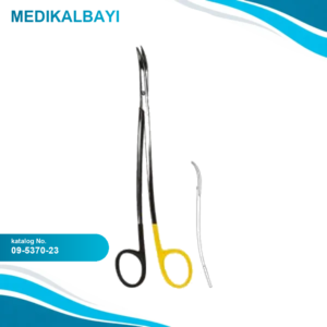 09.5370.23 Metzenbaum Fino Makas S/Eğri 23cm S/CUT, TC