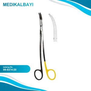 09.5374.20 Metzenbaum Fino Makas S/Eğri 20cm S/CUT, TC