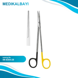 09.5384.25 Metzenbaum Makas Düz Keskin/Keskin 25cm S/CUT, TC
