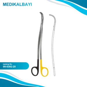 09.5392.20 Metzenbaum-S Makas S.Eğri 20cm S/CUT, TC