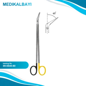 09.5540.60 POTTS SMITH Vascular Makas 60ø 19cm SC/TC