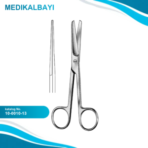10.0010.13 Operasyon Makası Künt/Künt Düz 13.0cm