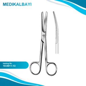 10.0011.13 Operasyon Makası Künt/Künt Eğri 13.0cm