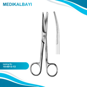10.0013.13 Operasyon Makası Keskin/Künt Eğri 13.0cm