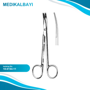 10.0154.11 Enükleasyon Makası Eğri 11cm