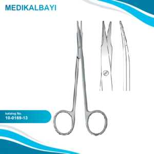 10.0169.13 STEVENS Tenotomi Makas Eğri Künt/Künt 13cm