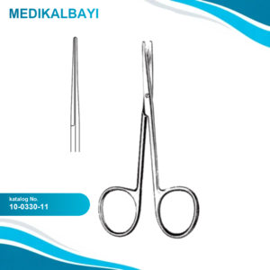 10.0330.11 Baby Metzenbaum Makas Düz 11.5cm