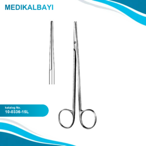 10.0336.15L Metzenbaum Makas Düz 15cm Sol el