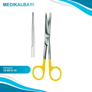 10.5012.10 Operasyon Makası Keskin/Künt Düz 10.5cm TC