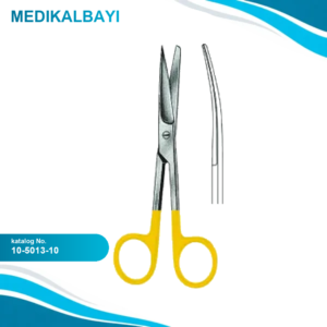 10.5013.10 Operasyon Makası Keskin/Künt Eğri 10.5cm TC