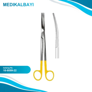 10.5059.22 Mayo Harrington Makas Eğri 22cm TC