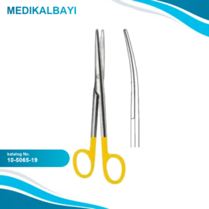 10.5065.19 Mayo Stille Makas Eğri 19cm TC