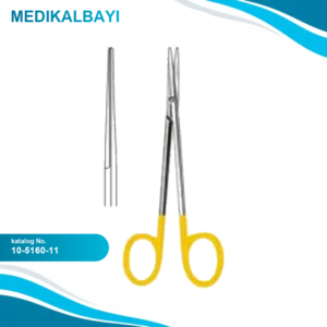 10.5160.11 Şaşılık Makası Düz 11cm TC