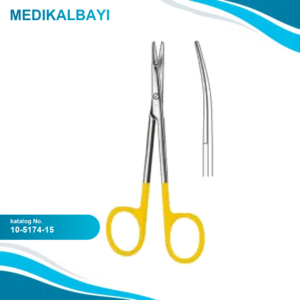 10.5174.15 KILNER (Ragnell) Makas Eğri 15cm TC