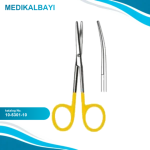 10.5301.10 Lexer Baby Operasyon Makası Eğri 10cm TC